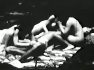 group sex, vintage, gangbang