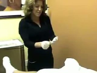 Hot Female Doctor Gives The Rectal Exam