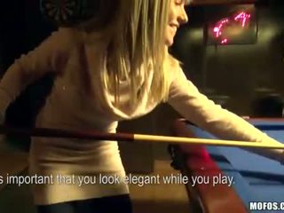 Cutie mikayla nailed in billiards alley