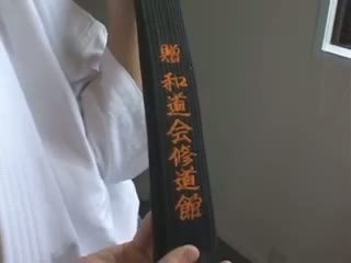 Hitomi tanaka. เจ้านาย ชั้น karate.