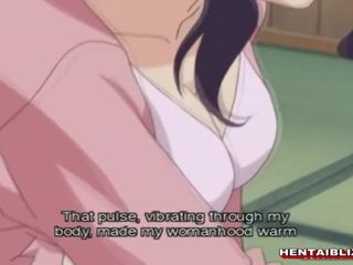 Mama japoniškas hentai gets squeezed jos bigboobs