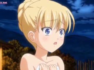 Rubia cutie anime gets pounded