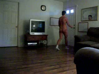 naked for the pizza man