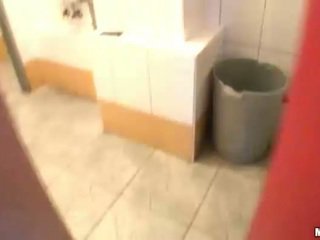 Beata fucked inside the toilet for cash