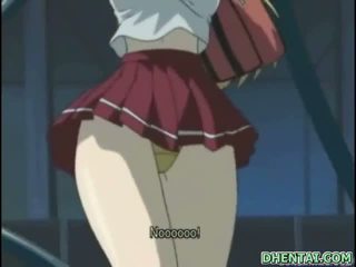 Schoolgirl hentai gets drilled all hole by tentacles Video
