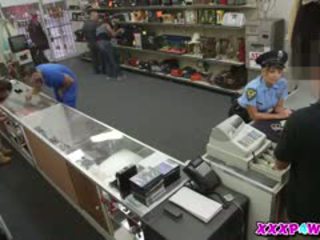 Lady Police Tries To Pawn Her Gun Which I Refused