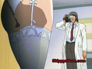 Anime nurse in bondage