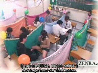 Subtitled japan schoolgirls klassenzimmer masturbation cafe