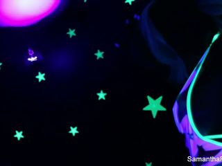 Black Light Tease with Samantha & Kaylani: Free HD Porn 36