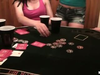 Poker game with hotties ends up in orgy