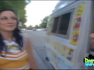 teen cheerer melissa tease for ice cream