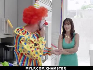 Mylf - Pretty MILF Sucks off a Big Dick Clown: Free Porn a6