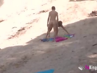 Voyeur and Nudist Session with Alba and a Stranger: Porn 70