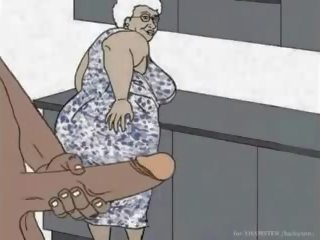 Negra abuelita loving anal animación dibujos animados: gratis porno d6