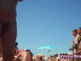 voyeur, spiaggia, all'aperto