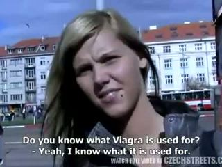 CZECH STREETS Ilona takes cash for public sex