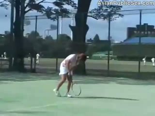 Tennis Court Asian Public Sex