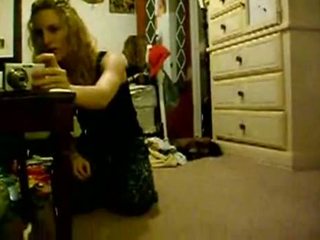 Webcam Striptease Selfshot 1