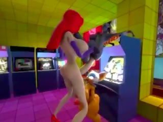A Night at the Arcade Weird but Hot, Free Porn 3a