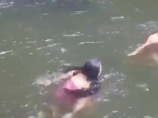 Beautiful Girls Having Bath Outdoor, Free Porn 6d