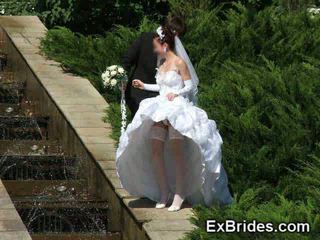 kwaliteit upskirt heet, ideaal uniform, brides plezier