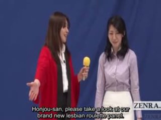 Subtitled CFNF Crazy Japanese Lesbian Roulette Game