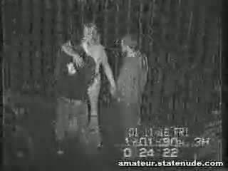 Adolescenta bandă bang pe securitate camera