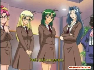 Pošast tič hentai gangbanged five dekleta