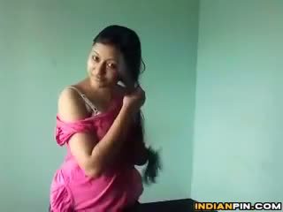 Indiškas ex mergina does a striptease