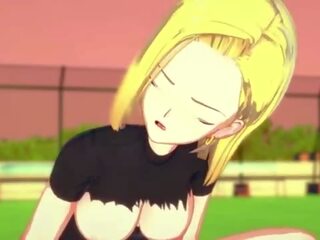 ANDROID 18 COWGIRL RIDING UNTIL HUGE CREAMPIE - DRAGON BALL