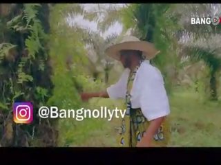 The banga thief - armature ebony slim bullet got fucked by a farmer for stealing his banga